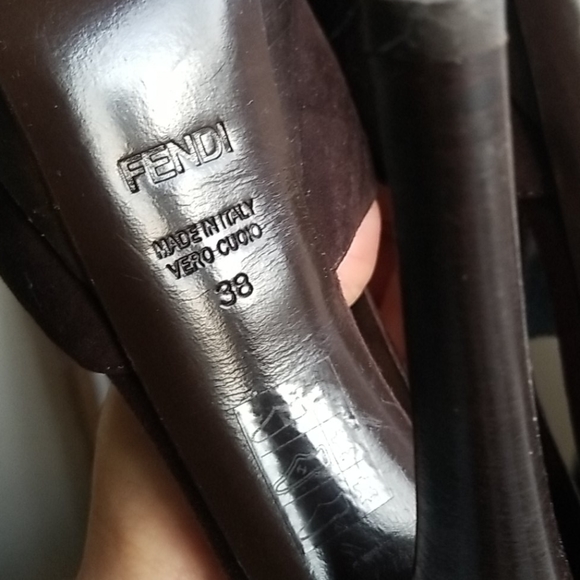 Fendi platform peeptoe heels - Picture 7 of 7